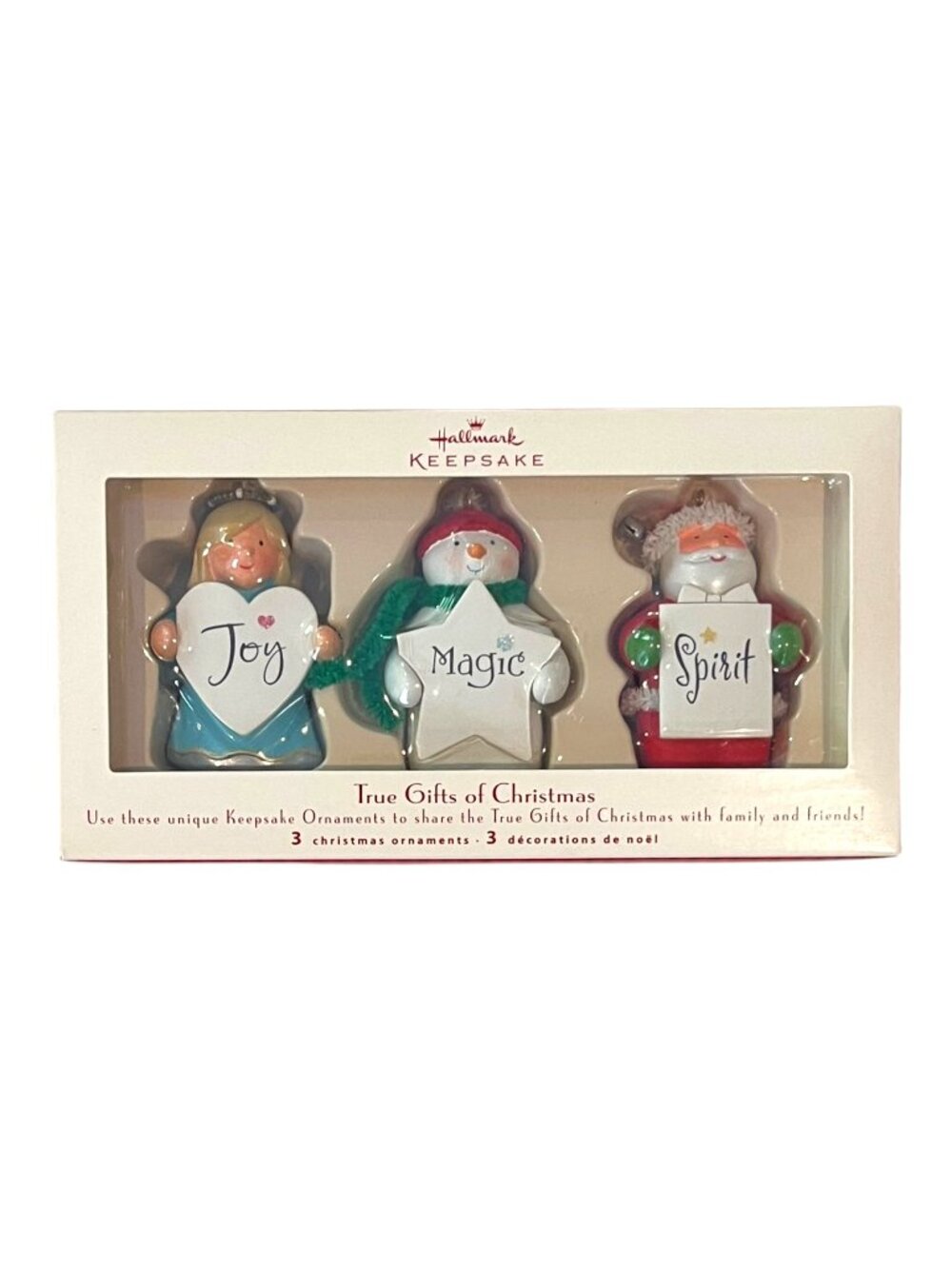 Hallmark Keepsake 2007 True Gifts of Christmas 3 Ornament Box Set New NIB